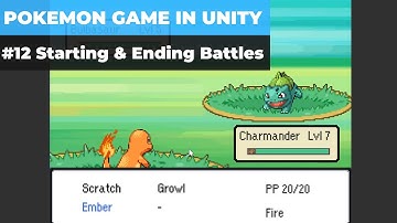 Make A Game Like Pokemon in Unity | #12 - Starting and Ending Battles