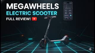 MEGAWHEELS Electric Scooter Review | 31 Mile Range &amp; Smart App Control!