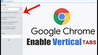How to Enable (Vertical) Side Tabs in Google Chrome Browser Resimi