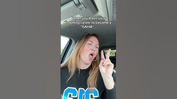 POV: You Quit Teaching! #sahm