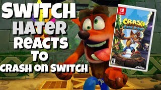 Nintendo Switch Hater Reacts To Crash Bandicoot Being On The Switch