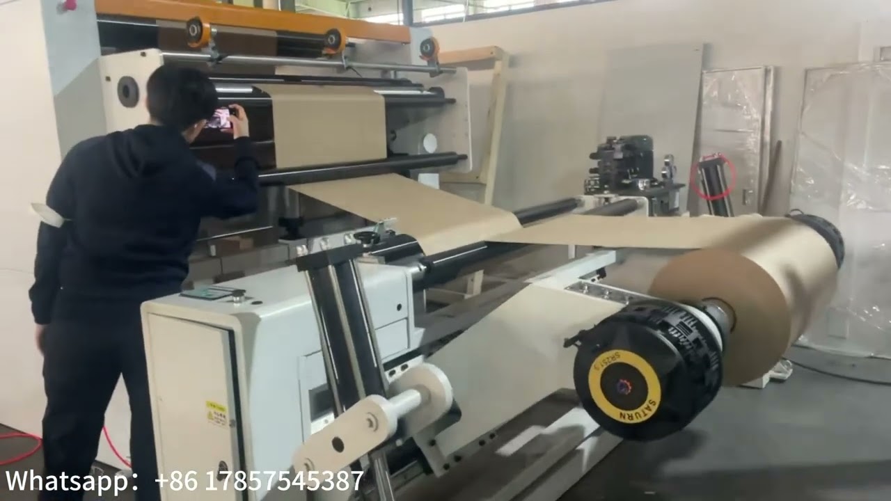 HKZ-1600W roll to sheet cutting machine with customized punch units  for Thailand customer