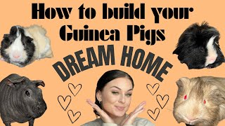 How to Build Your Guinea Pigs a MANSION (with links to everything)