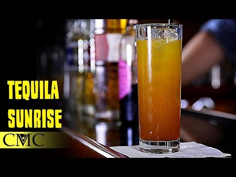 how-to-make-the-tequila-sunrise-🌅-/-easy-tequila-drinks