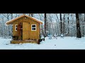 How A Stranger Saved My Life / Winter in an OFF GRID Tiny House