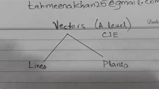 TKMaths P3 Vectors Line 1