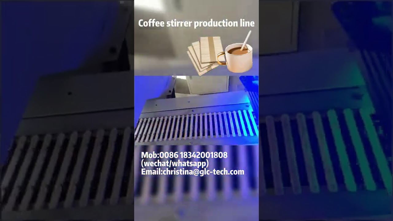 Wooden ice cream stick production line