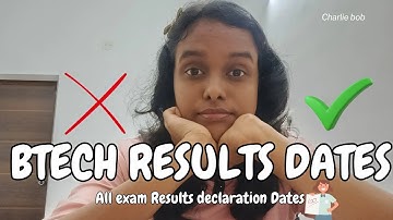 BTech Results Dates OUT! All Semester Updates❗KTU Result updates-Pass✅or Fail ❌|Charlie Bob