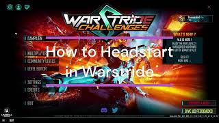 WarStride Challenges - Improvement Guide - How to Headstart