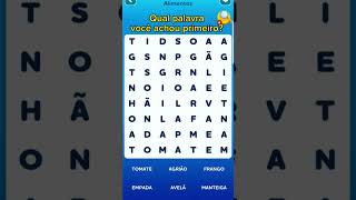 Qual palavra você achou primeiro? Caça Palavras #jogos #game #caçapalavra screenshot 5