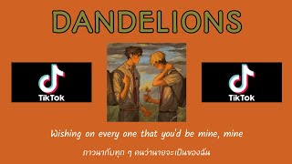 [Thai Sub] Ruth B. - Dandelions (Slowed/Reverb/BL/Male Version)