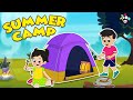 Summer Camp | My Summer Vacation | Animated Stories | English Cartoon | Moral Stories | PunToon Kids