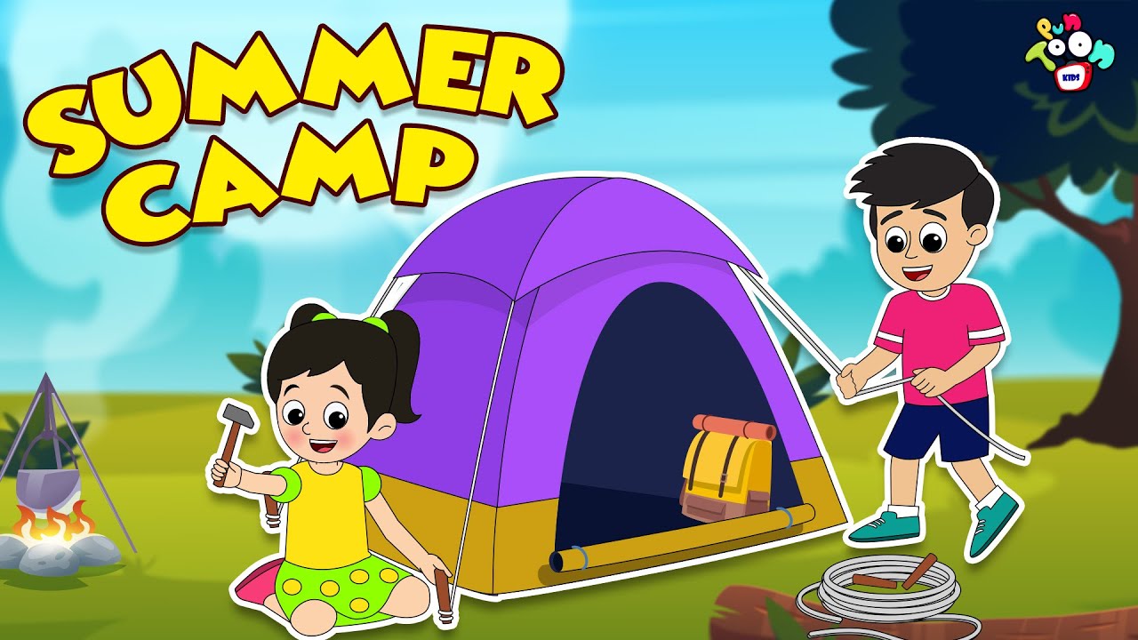 Summer Camp | My Summer Vacation | Animated Stories | English Cartoon | Moral Stories | PunToon Kids