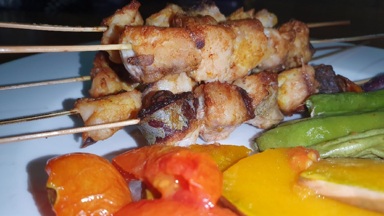 Fish kebab dinner | Fish and vegetables for dinner | Hand kitchen - YouTube