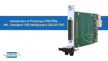 PXI & PXIe MIL. Standard 1553 Multiplexers