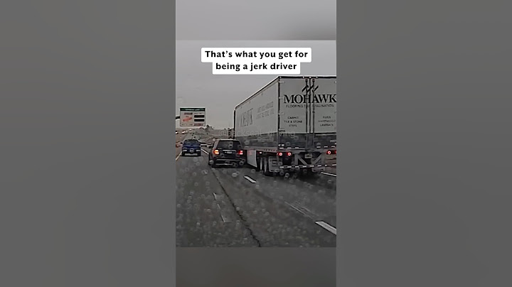 Driver thinks he owns the road but catches karma right after
