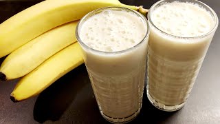 How To Make Banana Milksshake No Sugar High Protein Drink