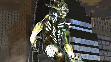 Spider-Man vs. Symbiote Electro Boss Fight Scene (Spider-Man Web of Shadows)