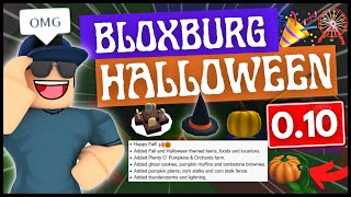 BLOXBURG HALLOWEEN UPDATE IS HERE!! *NEW MAZE* (2021)