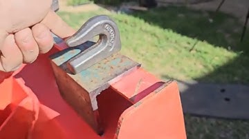 Watch Me Weld Custom Chain Hooks Onto My Kubota Tractor Loader Bucket With ArcCaptain Mig200 Welder!
