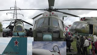 День авиации в УУНиТ, обзор вертолетов и истребителей.