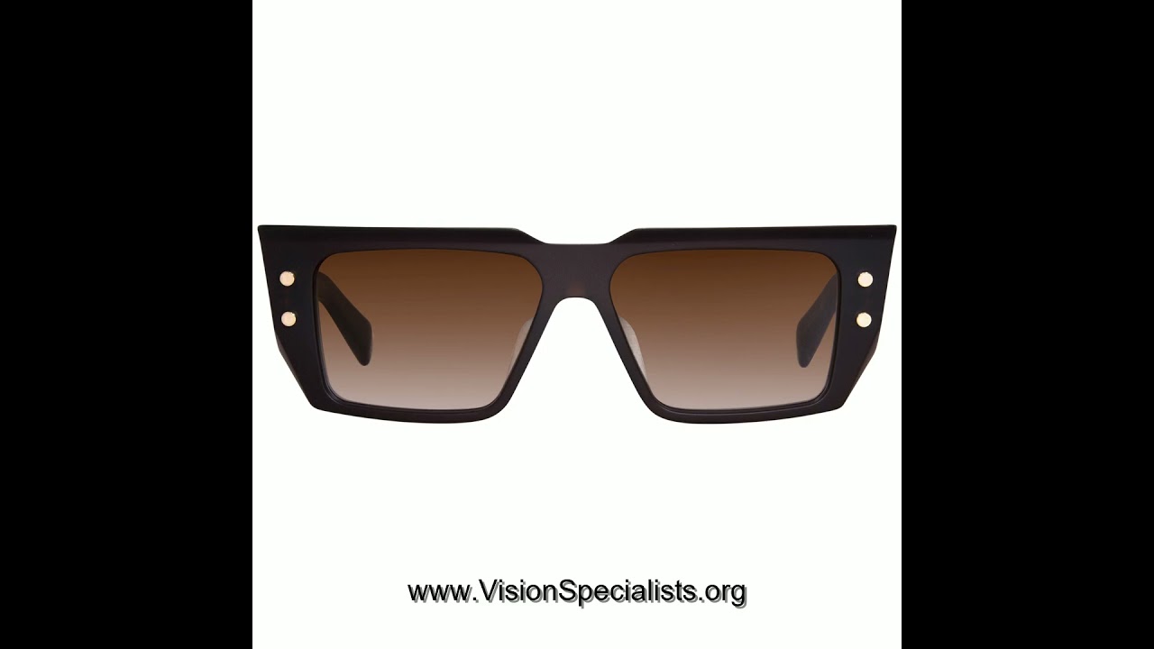 Balmain Sunglasses B-VI BPS-128-55 Transparent With Silver Miror Lens 55-15 Balmain® Eyewear - Brigade V Sunglasses | Specs Collective main image 2