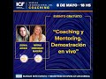 Coaching y mentoring. Demostración en vivo