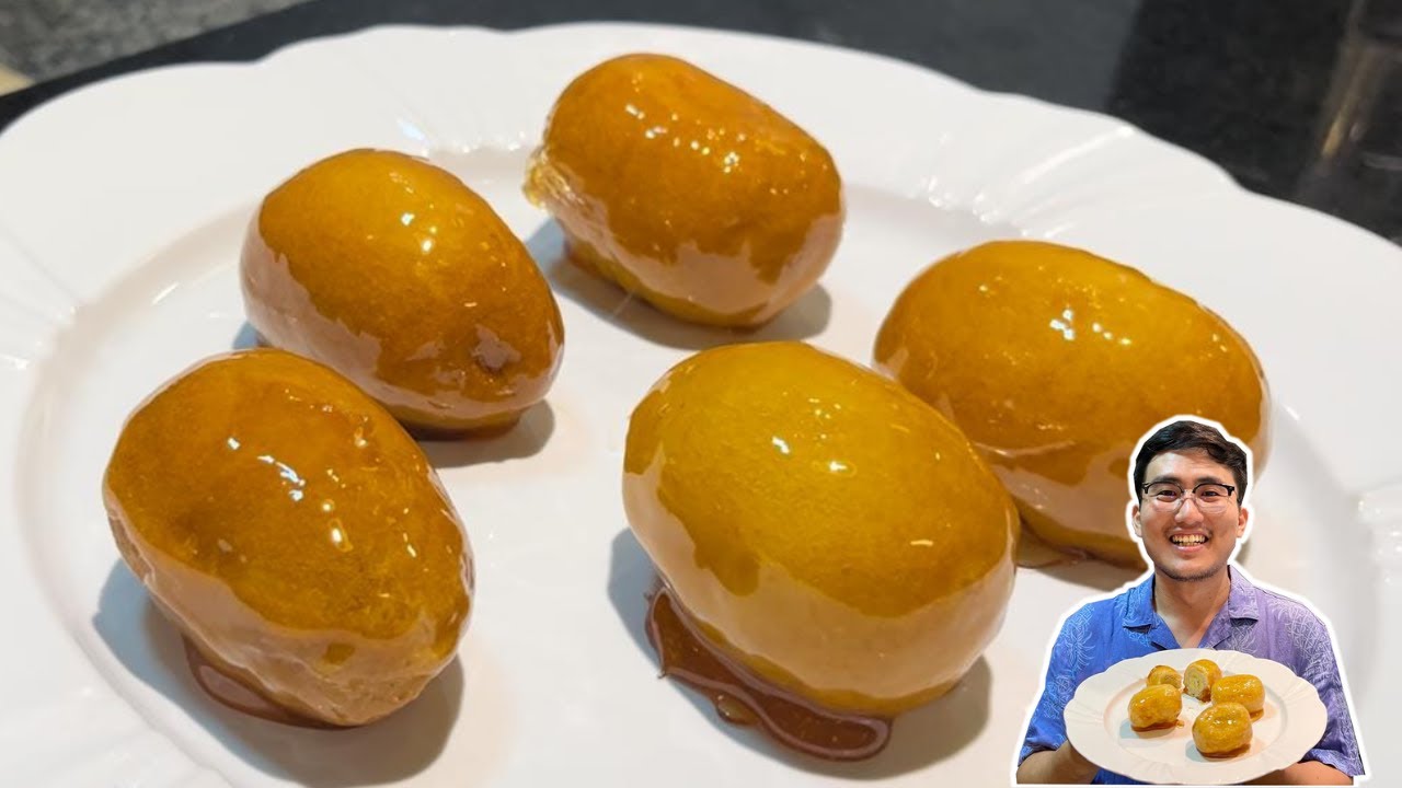 BANANA CARAMELIZADA DE RESTAURANTE CHINÊS 1.0  — crocante por fora e macia por dentro 🍯🍌