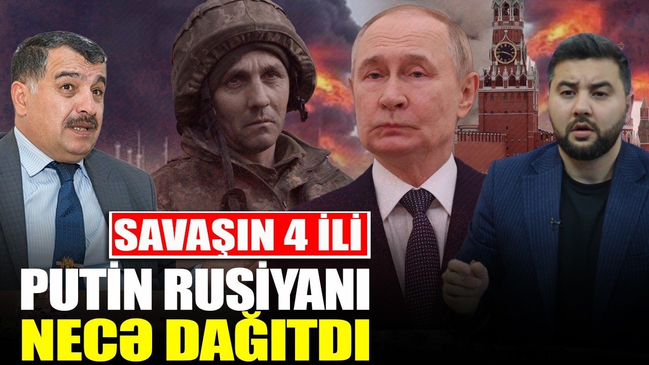 SAVAŞIN 4 İLİ - Putin Rusiyanı NECƏ DAĞITDI - Üzeyir Cəfərov ilə QIRMIZI MASA