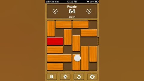 unblock me solutions expert level 64