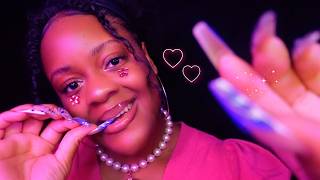 ASMR Braiding Your Hair + Hair Clip Trigger 💗✨(Tingle Overload 🫶🏽)