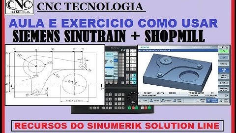 39 COMO PROGRAMAR CONTORNO DE PEÇAS NO CNC SIEMENS SINUMERIK SOLUTION LINE COM SHOPMILL E SIMULADOR