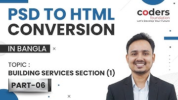 PSD TO HTML [#6] Building Services Section (HTML Markup)