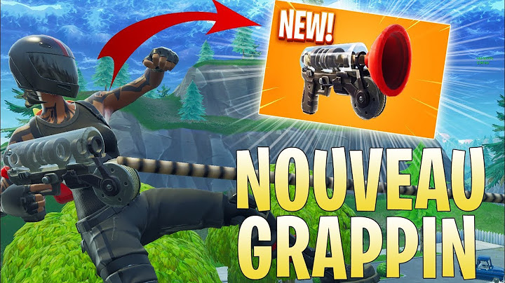 NOUVEAU GRAPPIN ET MODE GRANDE CAVALE SUR FORTNITE - GAMEPLAY
