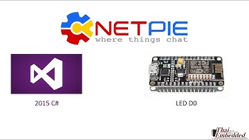 NETPIE on Visual Studio 2015 C# control LED on NodeMCU/ESP8266