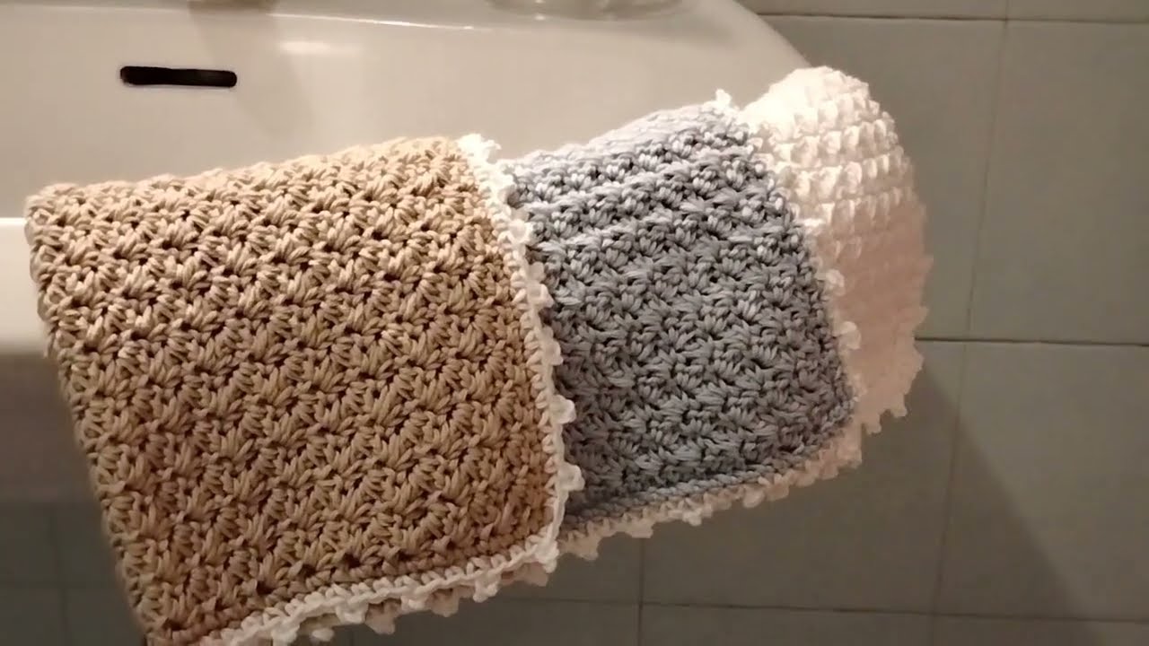 Gesichtshandtuch häkeln