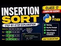 Insertion Sort in Python | Step-by-Step Explanation | Grade 12 Computer Science