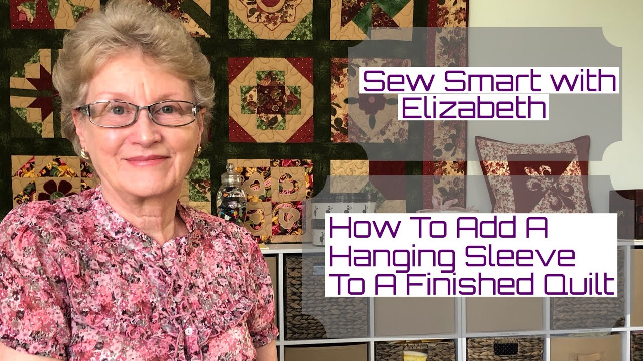 How to Add a Hanging Sleeve to a Quilt (Handy Hint 09) YouTube
