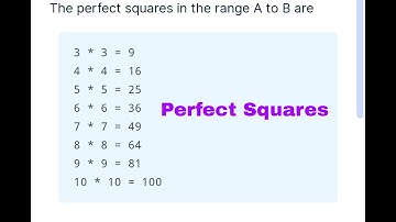 Perfect squares in telugu||assignment 10|| ccbp||nxtwave...