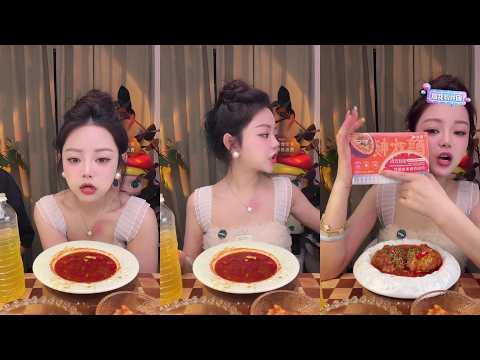 ASMR MUKBANG SATISFYING  Mukbang Chinese Food 중국 음식 먹기 Lily NO 48
