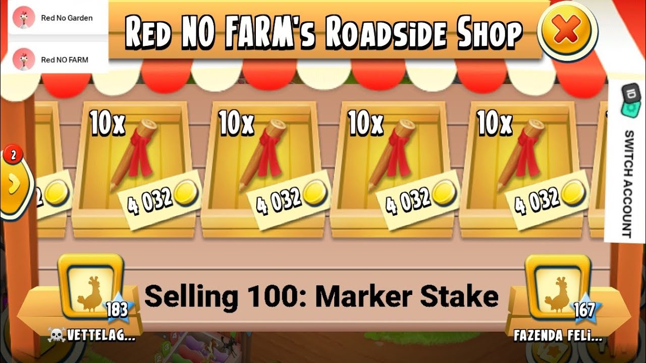 Selling 100 Marker Stake Hay Day Switch YouTube Selling 100 Marker Stake Hay Day Switch YouTube