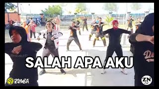 SALAH APA AKU II NOFIN ASIA MUSIC COVER II ZUMBA KREASI II ZUMBA TIKTOK II KOREO ZinNanny