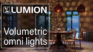 Lumion 12.3 tutorial: How to illuminate designs with volumetric omni lights