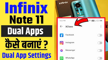 Infinix Note 11 Dual App Settings, Infinix Note 11 XClone,How To Create Dual Apps in Infinix Note 11