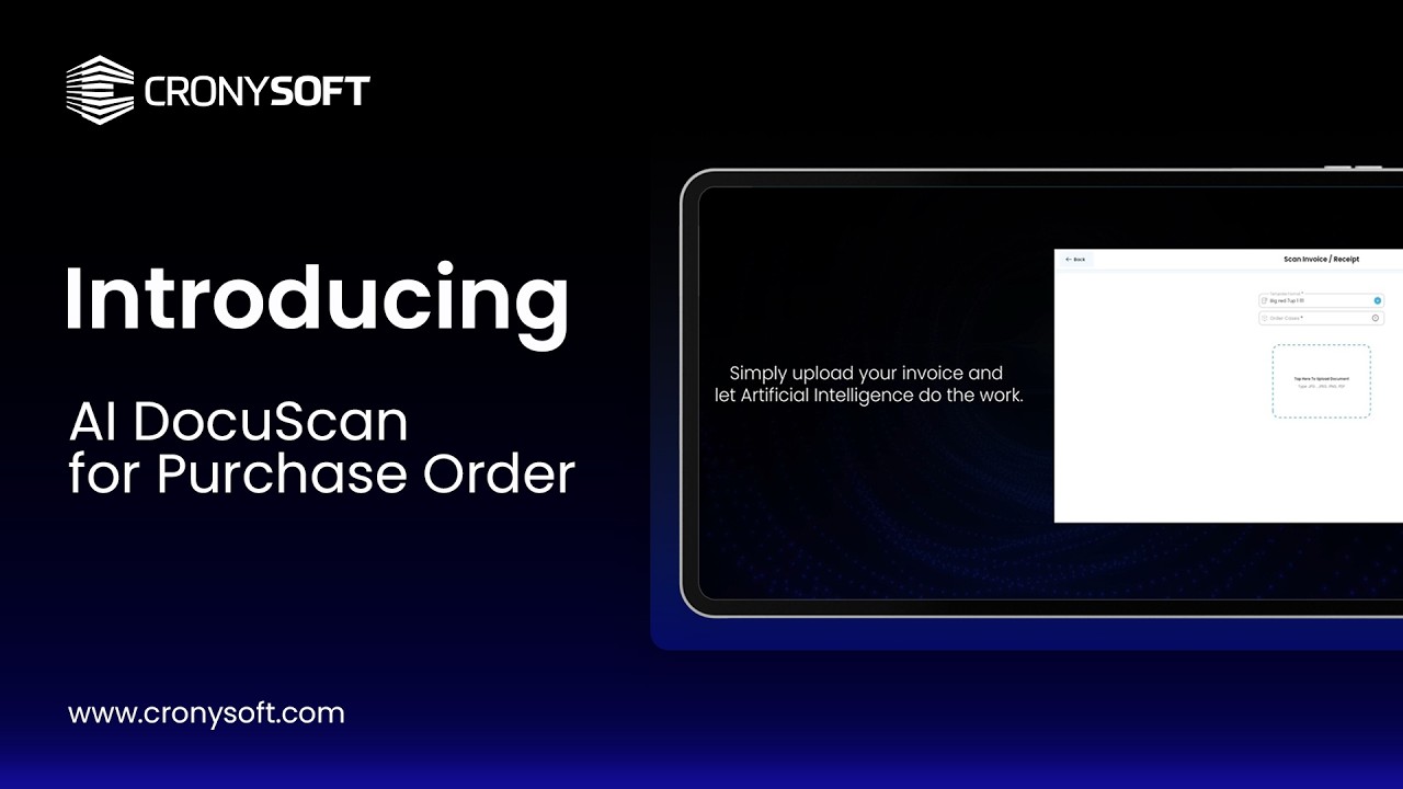 AI DocuScan for Purchase Orders | Smart Automation with Crony ...