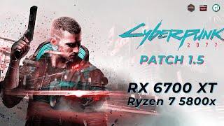 Cyberpunk 2077 | Patch 1.5 | Manjaro | RX 6700 XT + Ryzen 7 5800x | Linux Gaming