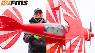 FMS PITTS V2  One BIG & Beautiful RC Plane  Maiden Super Flight!