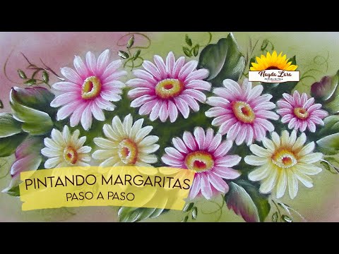 Como pintar Margaritas paso a paso