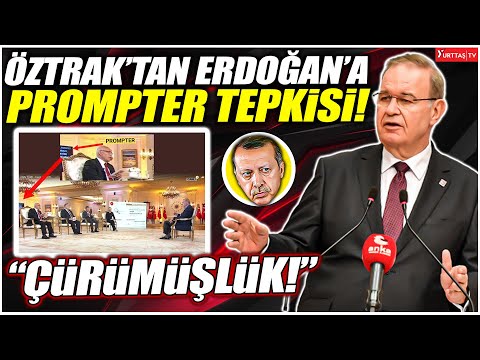 Öztrak'tan Erdoğan'a prompter tepkisi! “Yalan Rüzgârı artık hiç reyting almıyor!\