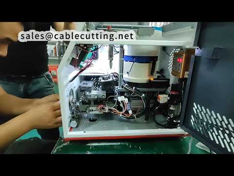 Pre-Insulated Tube Terminal Crimping Machine for 0.3mm2 Wire Setup